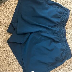 Tek Gear Athletic Shorts Deep Teal Moisture-Wicking Elastic Waistband